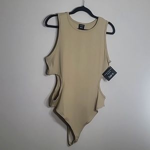 Bar III Nicole Williams English Colab body suit